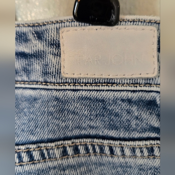 Dear John Light Wash Straight Leg Jeans Size 32 - Picture 3 of 6